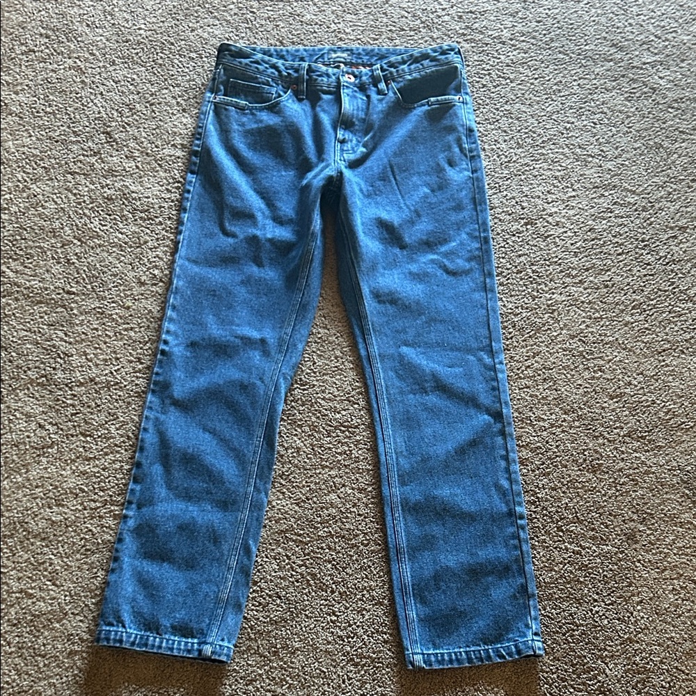 Brixton Men's Straight Jeans - Blue Denim